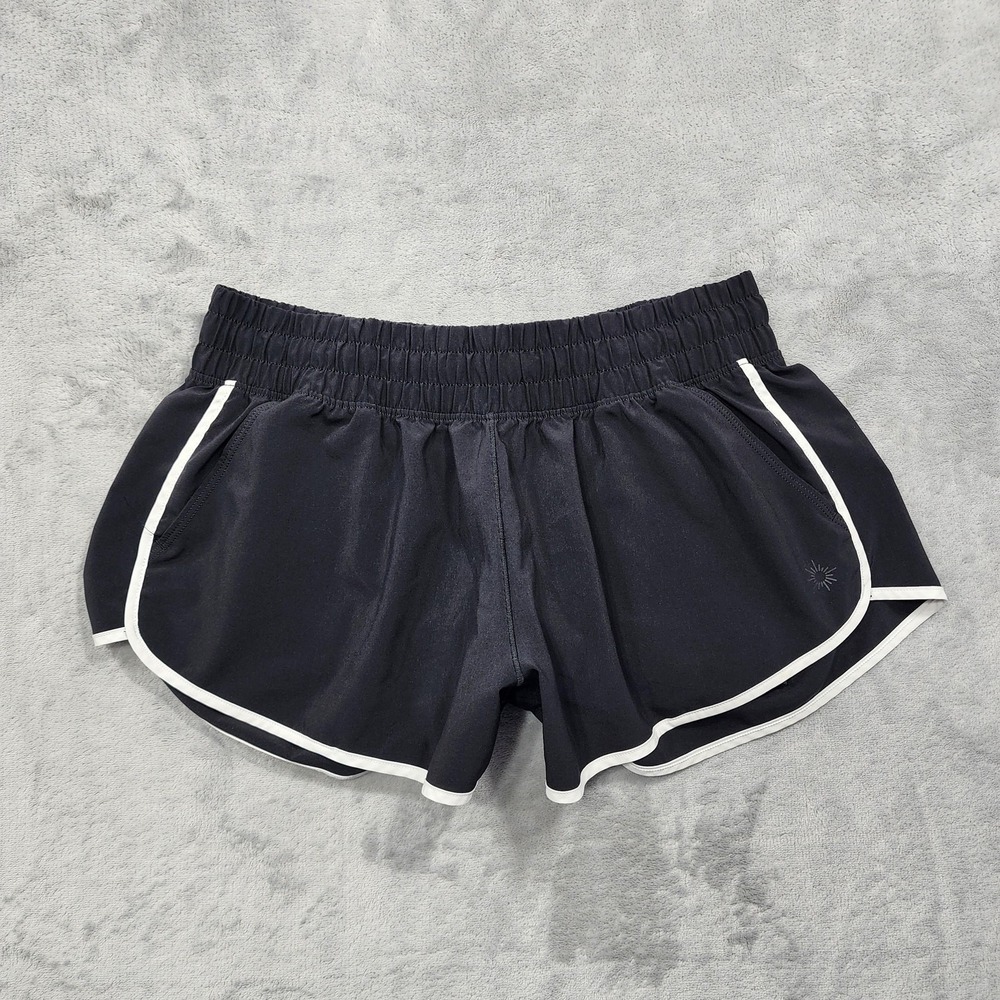 OFFLINE By Aerie Shorts Womens S Black Low Rise Real Good Running Lined Athetic